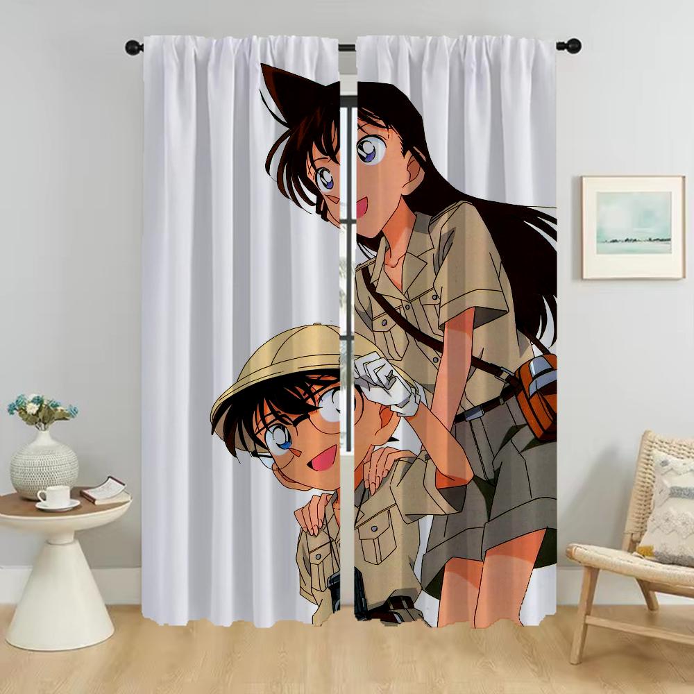 

Conanes Modern Living Room Curtains for Camera Blackout Curtain Kitchen Curtains 2 Pieces Partition Shades Halloween Decoration W50xH70cmx2pcs-CL