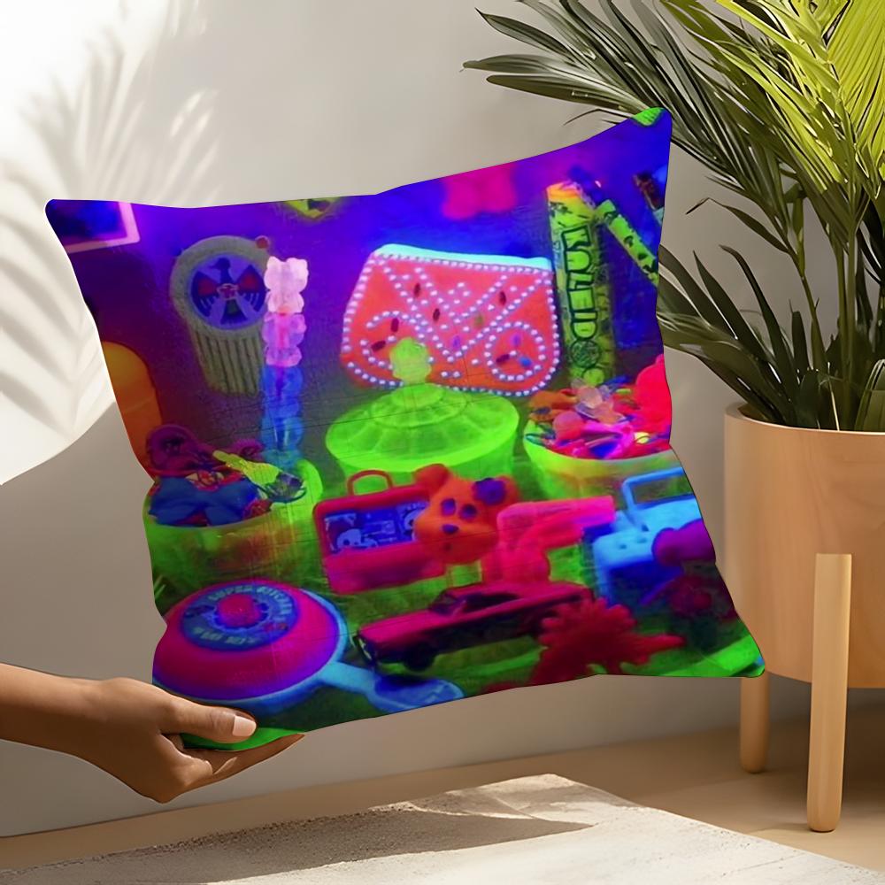 Cool Nneon core Pillow Case Home Living Room Decoration Linen Pillow Cases Cushion Cover