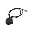 Compactly RJ9 Telephone Training Adapter Y Splitter for Easy Setups and Reliable Connection In Office Environment