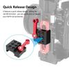 HDRIG Quick Adjust Groove Slide Clamp with 1/4" Screw for Monitor Expansion
