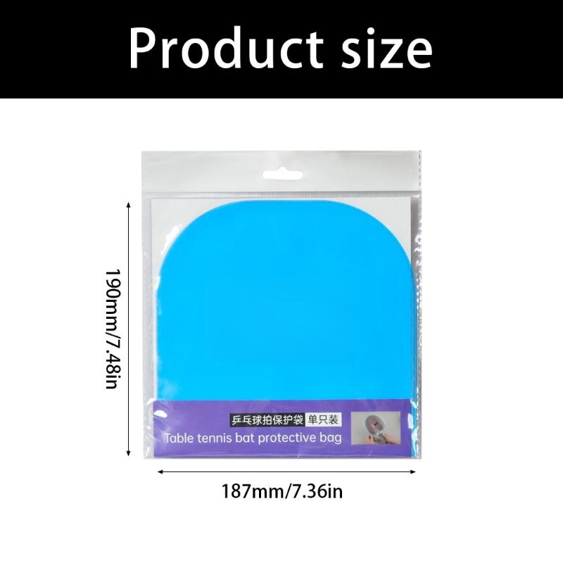High Strength Table Tennis Paddle Cover Racket Protector Waterproof Easy Installation For Outdoor Training And Storage