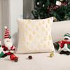 New Christmas Tree Bronzing Double-sided Pillow Cover Cushion Cover Atmosphere Decorative Cushion Cover