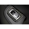 Real Carbon Fiber Window Lock Lift Panel Trim Frame For Benz C-Class 2015-