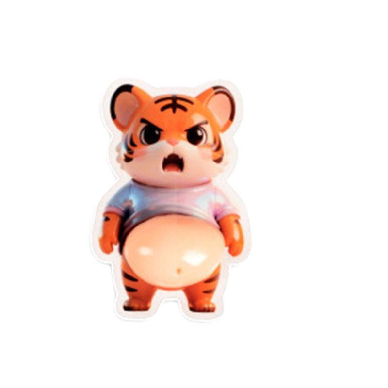 

3D Soft PVC Decals Sticker Stress Relief Funny Dog Man Squeeze Toy For Scrapbooking Car Decoration And Protective Walls 1