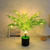 Simulated Plant LED Night Light USB Potted Green Ivy Office Indoor Landscape Decoration Light Color Light