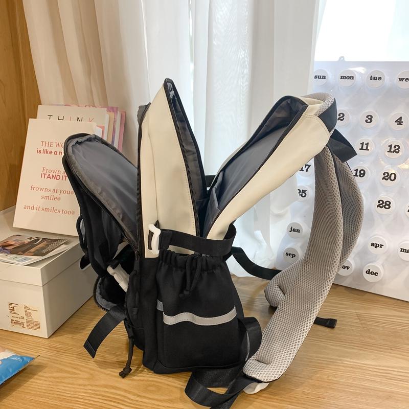 Школьный рюкзак для ученика средней школы Женский рюкзак большой вместимости зелёный — фото 9