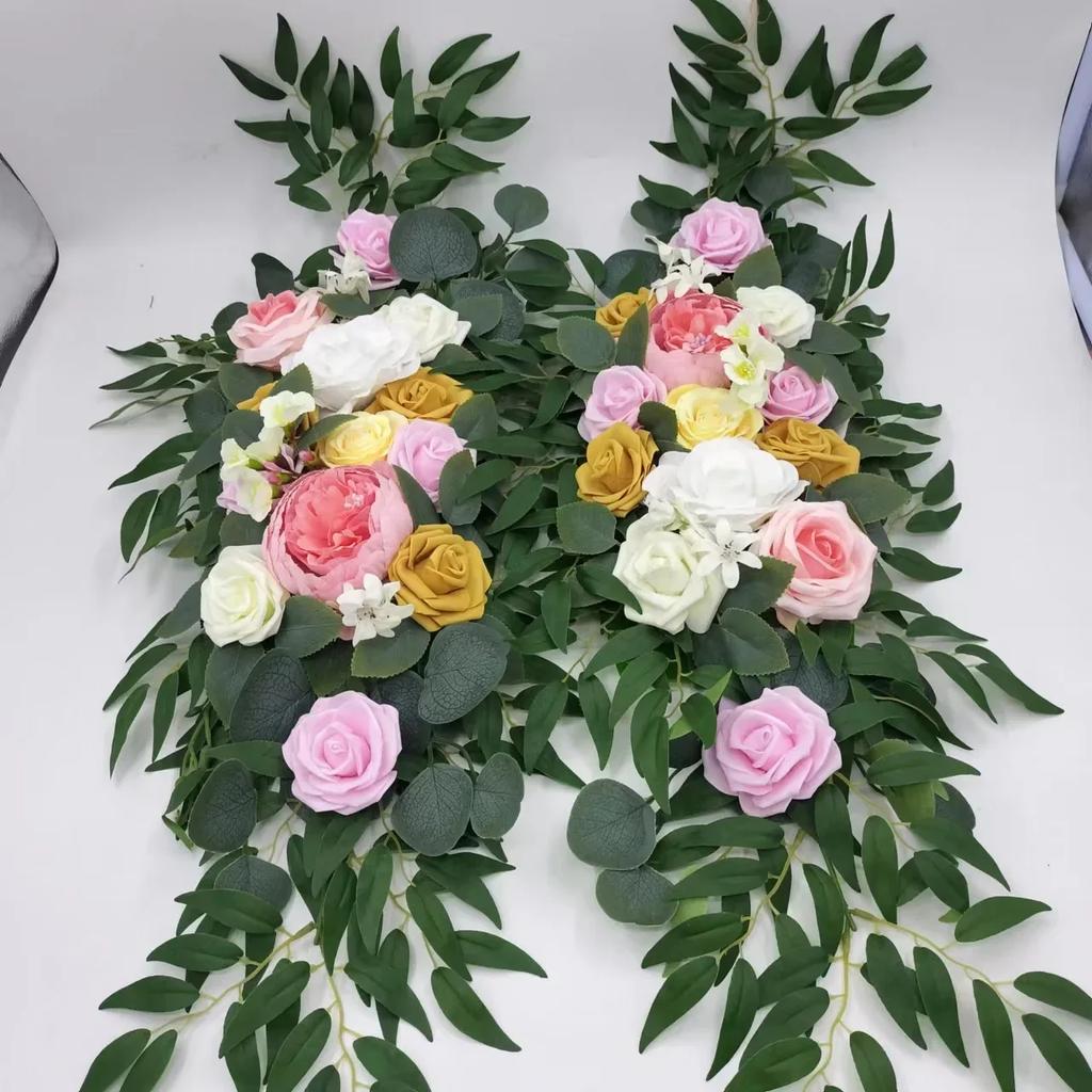75 cm Künstliche Blume Hochzeitsbogen Blume Willkommens-Türsturz Blume Weinparty Esstisch Blumendekoration