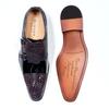 British Style Men'S Small Leather Shoes Trendy Large Size Loafers Retro Korean Version Color Matching Leather Shoes Wedding Shoes