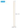 PATIKIL 3mm x 30cm Dowel Rods, 50pcs Unfinished Wooden Dowel Rods, Round Dowels, Hardwood Sticks for DIY Crafts and Home Decor