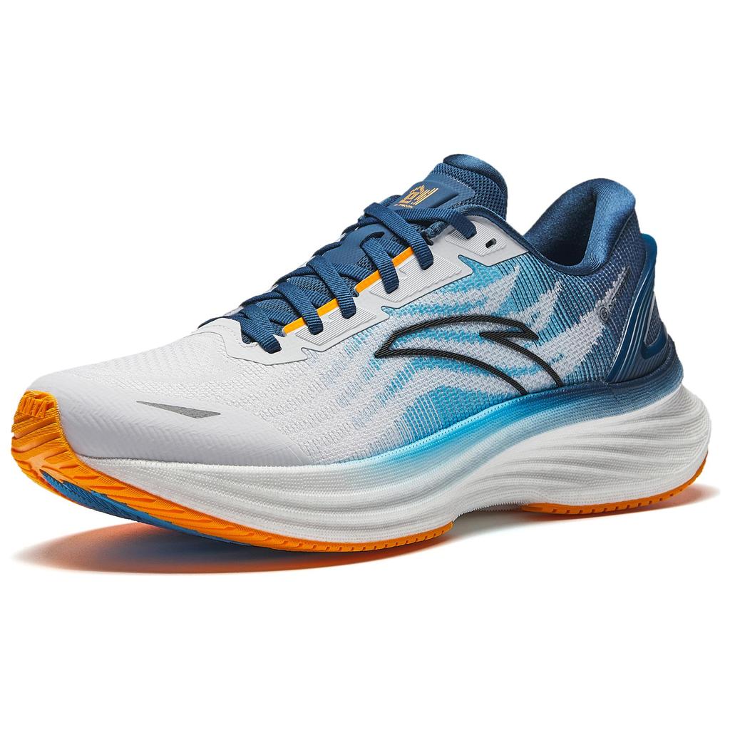 Anta Creative SE Sports Fashion Non-Slip Wear-Resistant Breathable Low-Top Casual Running Shoes Men sneaker White Blue 912515507-2