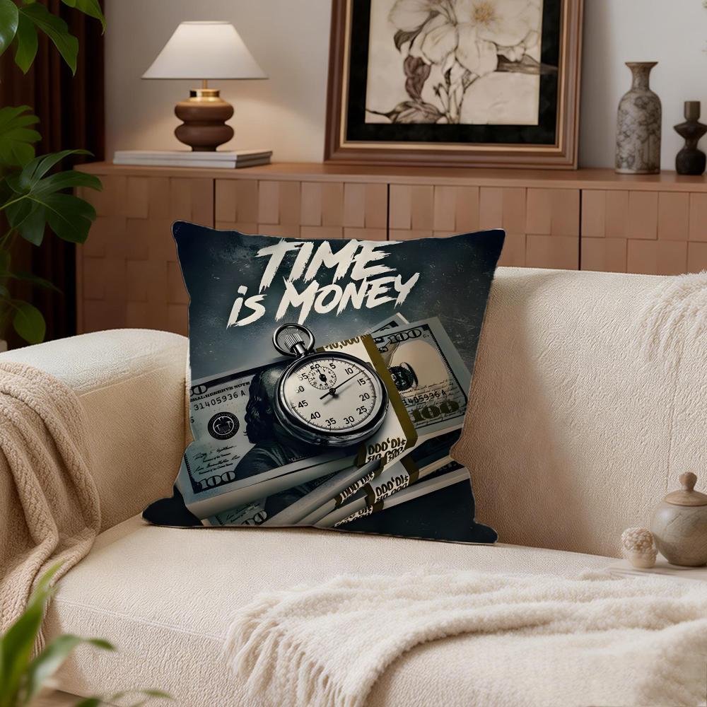 Comedy Time is Money Cushion Cover Cushion Cover Set 4Pcs 50x50 45x45 40x40 Pillowcase Decorative Sofa Home Decor