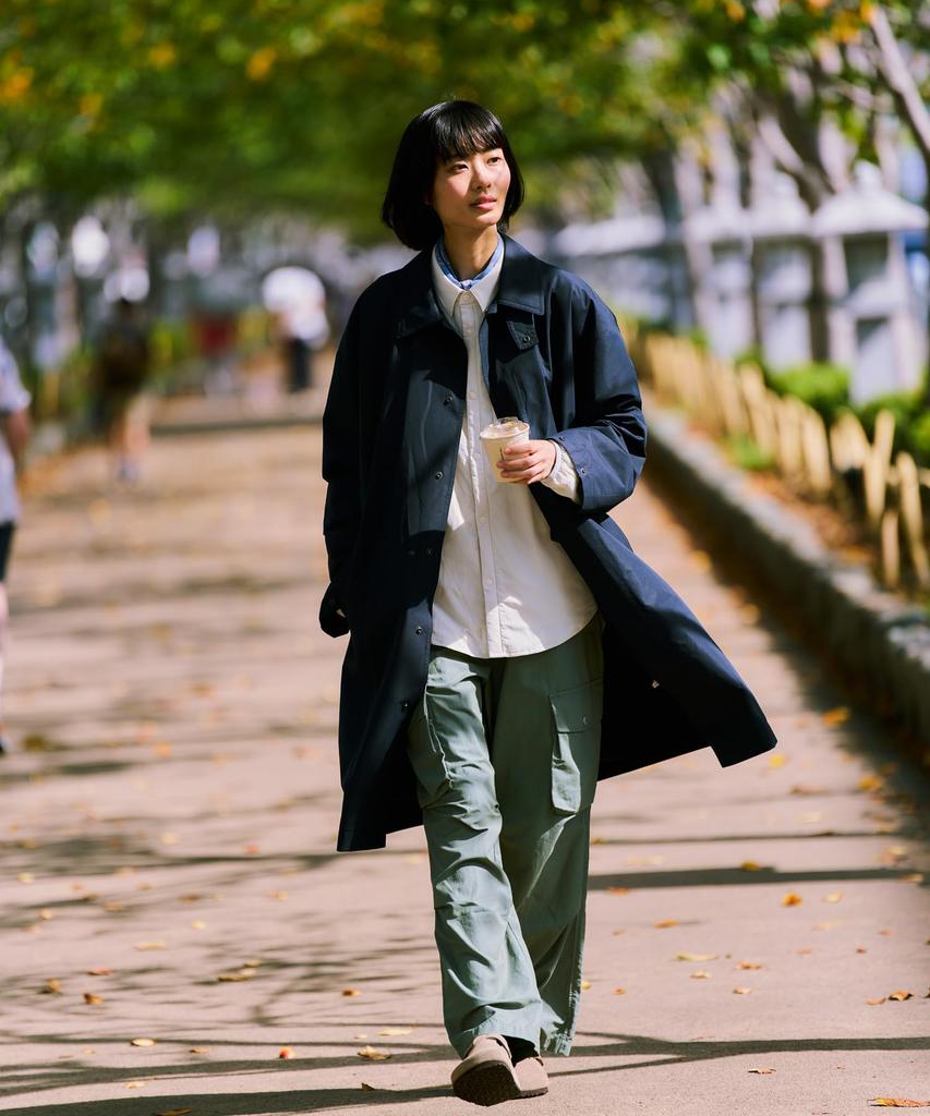 Snow Peak WINDSTOPPER Bal Collar Coat Outerwear Jacket Coat Overcoat Down Padded DARK NAVY L CT-26SU001 Men's Women's