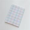 4Sets (200sheets) Retro Macaron Korean Small Fresh Note Book, Student Plaid Note Book