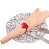 4Pcs Valentine'S Day Love Napkin Circle Dining Table Heart Shaped Tissue Buckle Wine Bouquet Ring Party Decoration Ornament