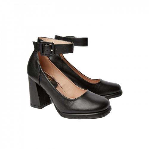 Faith Dam/Dam Celine High Block Heel Court Shoes