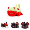 Adorable Red Apple Cat Plush Toy For Kids Perfect Gift For Holidays And Special Occasions