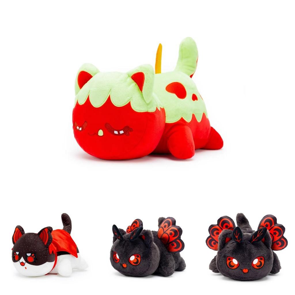 Adorable Red Apple Cat Plush Toy For Kids Perfect Gift For Holidays And Special Occasions