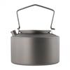 Compact Storage Camping Teapot Ti Kettle Efficient Fuel Use