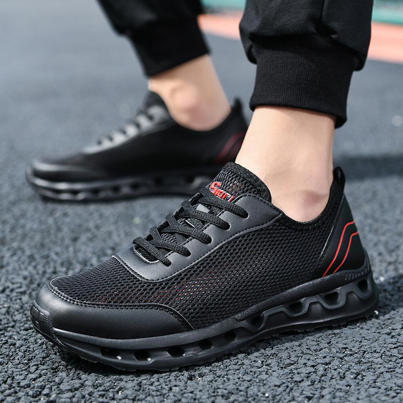 2025 New Large Size Mesh Breathable Casual Shoes Men's Fashion Trend Running Shoes Personalized Sports Shoes