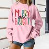 Women's Loose Comfortable Casual Fashionable Character Printing Round Neck Long Sleeved Sweatshirt