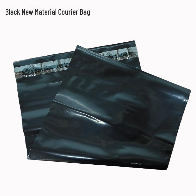 Eco-Friendly Black E-commerce Packaging Bag for Clothing - Recycled Material