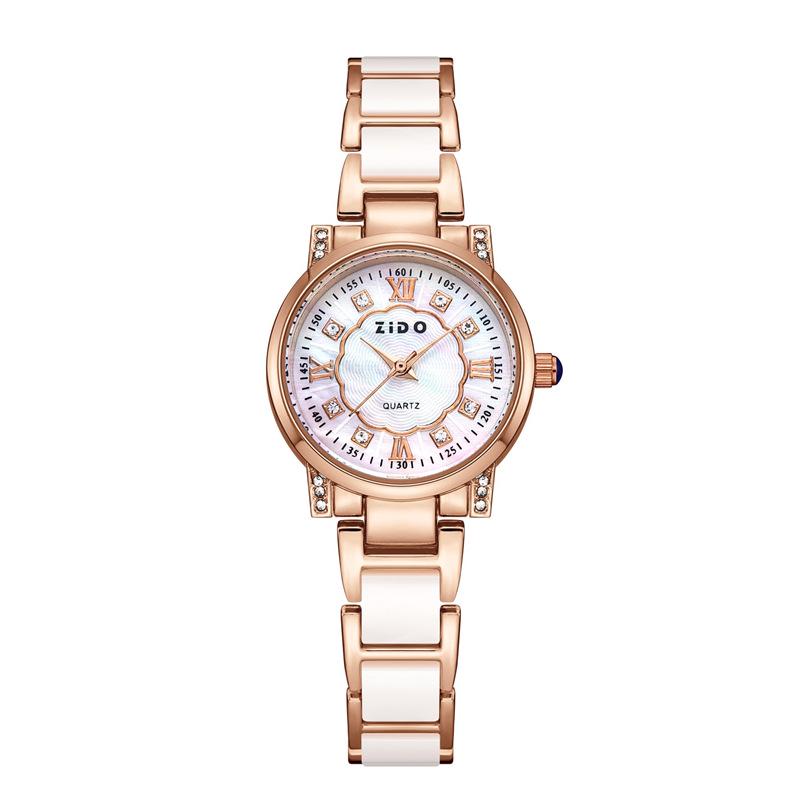 Quartz Women s High-End Faux Ceramic Niche Wristwatch Watch Only
