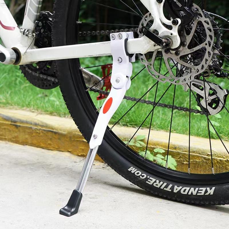 Highway Bike Aluminum Pedal Adjustable Mountain Support, Side Rear Aluminum Alloy Material, Long and Short Single Support