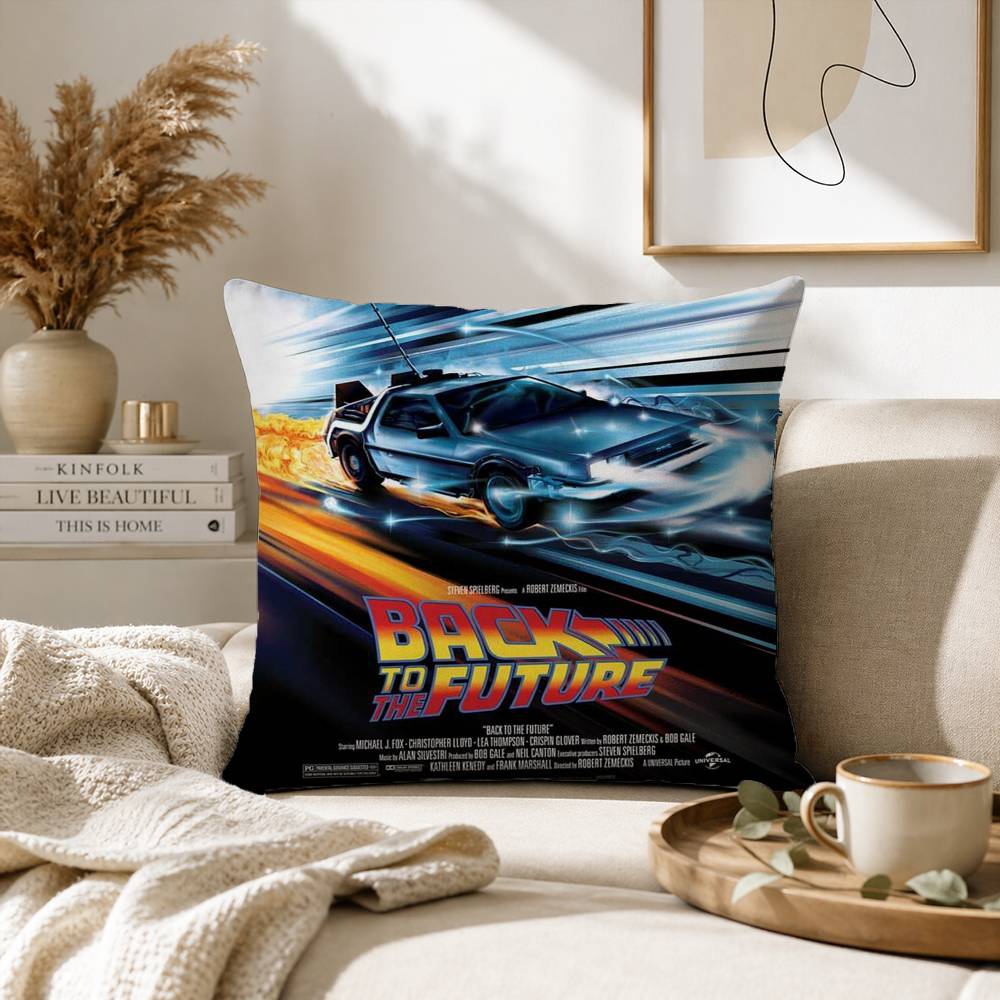 Back to the Future Pillow Case for Sofa Living Room Home office Decor Protective Cover