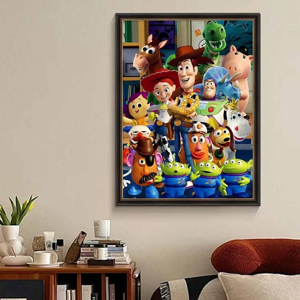 Full Round Diamond Painting Group Photo of Toys Art Rhinestone Picture Mosaic DIY 5D Cross Stitch Embroidery Home Decoration