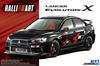 Aoshima Bunka Kyozai Maßstab The Tuned Car Serie 52 Mitsubishi Ralliart CZ4A Lancer Evolution 10 2007 Plastikmodell 1/24 Nr.