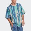 Adidas Originals Grx Dtc Tee Aop Marble Print Round Neck Sports Short Sleeve T-Shirt Men Tops Multicolor GN3319