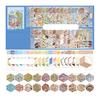 3D Scene Sticker Book Set for Kids Adults DIY Mini House Stickers Kit Reusable Kawaii Stickers for Home School Office
