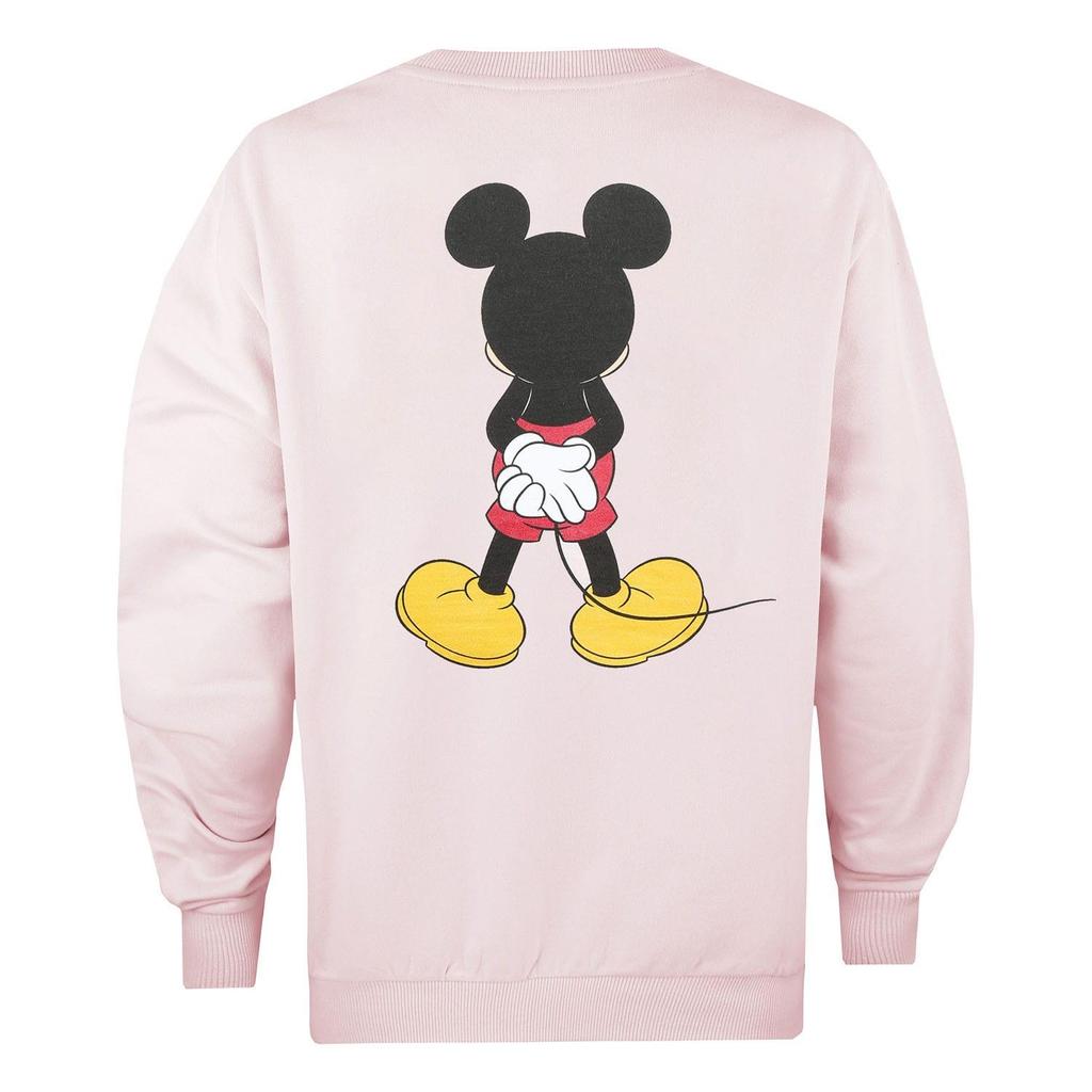 Disney Womens/Ladies Boss Man Mickey Mouse Crew Neck Sweatshirt