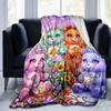 1Pc Colorful Bears Nature Blanket Soft And Comfortable Casual Warm Camping Travel Christmas Halloween Gift M921126