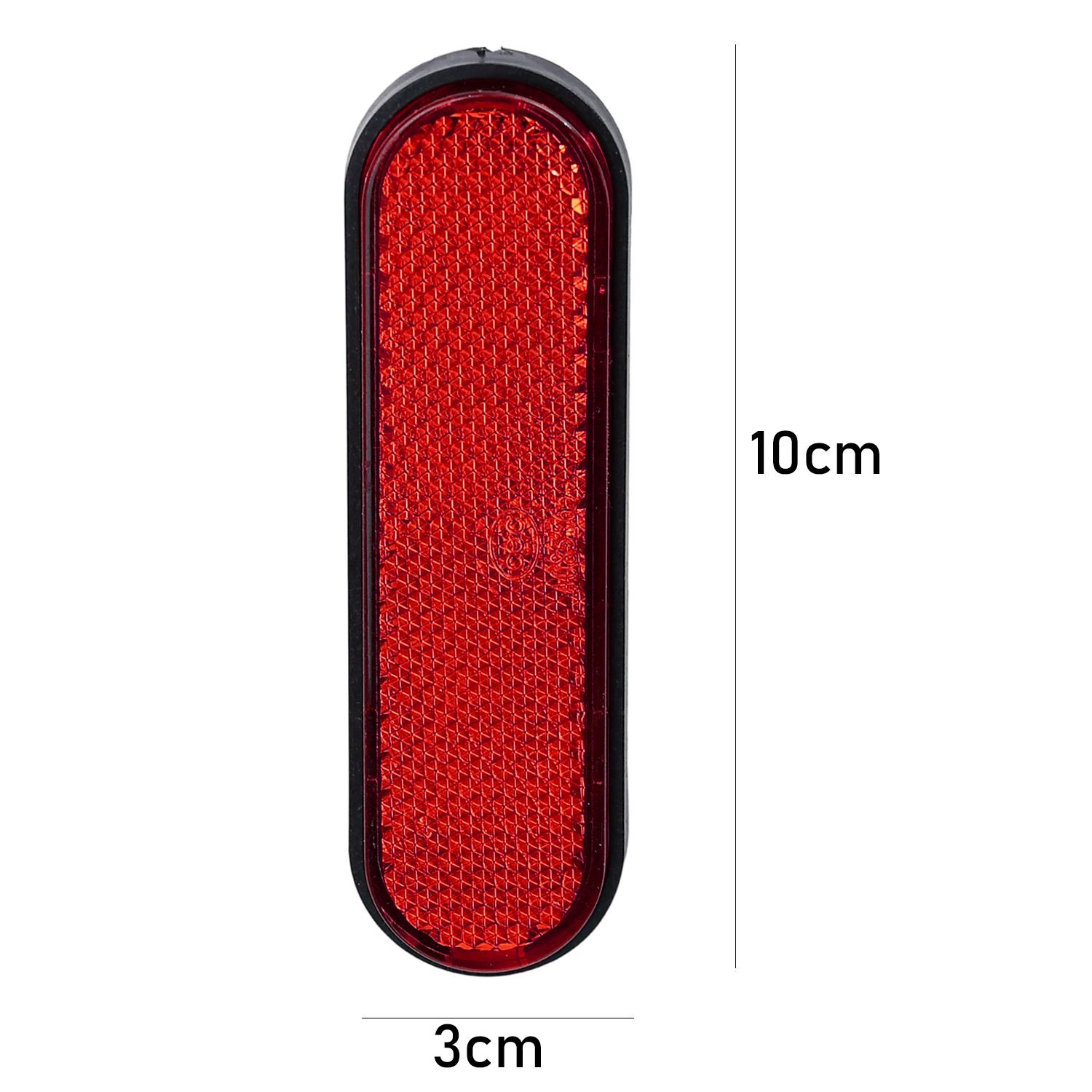 

Motorcycle Rear Reflector Safety Warning Sticker, Universal Reflective Plate for Car, Truck, Trailer, High Visibility Accessory