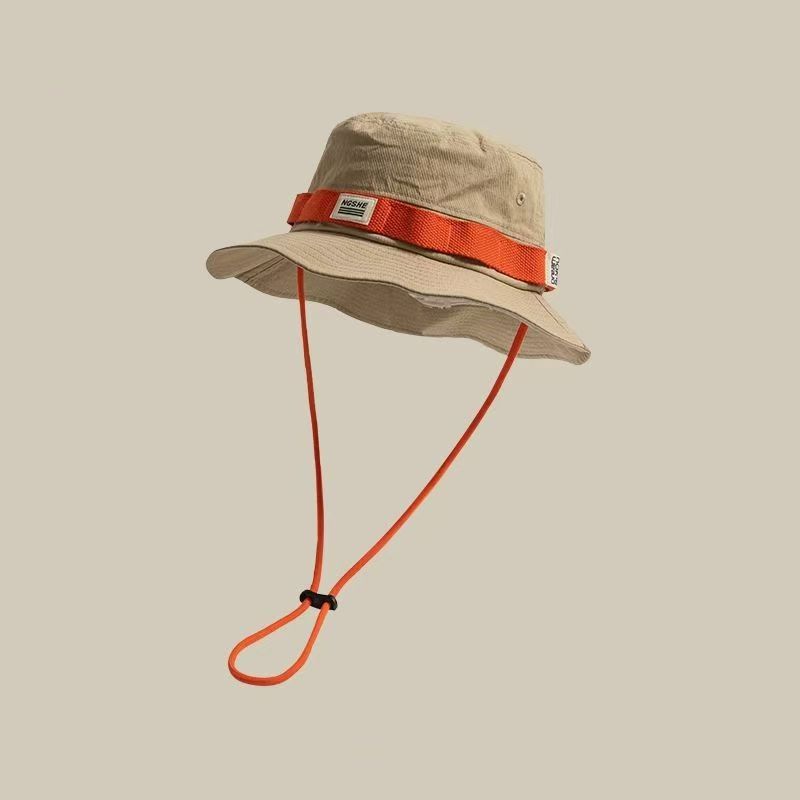 Cappello a secchiello unisex stile workwear giapponese, color-block, ad asciugatura rapida, per uomo e donna, estivo, per esterni, escursionismo, pesca, protezione solare
