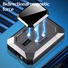 High-appearance-level Magnetic Inflatable Windproof Lighter Metal Body Blue Flame Cigarette Accessories Men's Gift