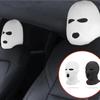 Funny Car Seat Covers Ghost Protector Headrest Covers Universal Fit Balaclava 3Hole Full Cover Halloween Christmas Funny Car