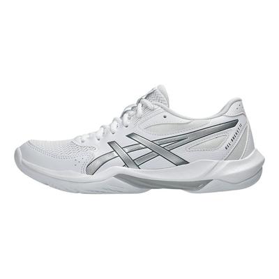 Zapatillas Gel Rocket 12 Blanco Plata Pura Mujer 1072A119-101