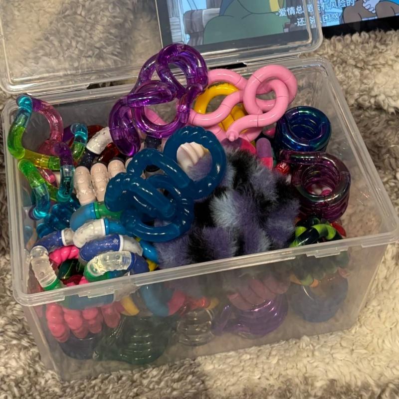 Deformable Rope Fidget Toy Deformation Tangle Knot Stress Reliever Anti-Anxiety Sensory Toy Gift For Kid Adults Squishy