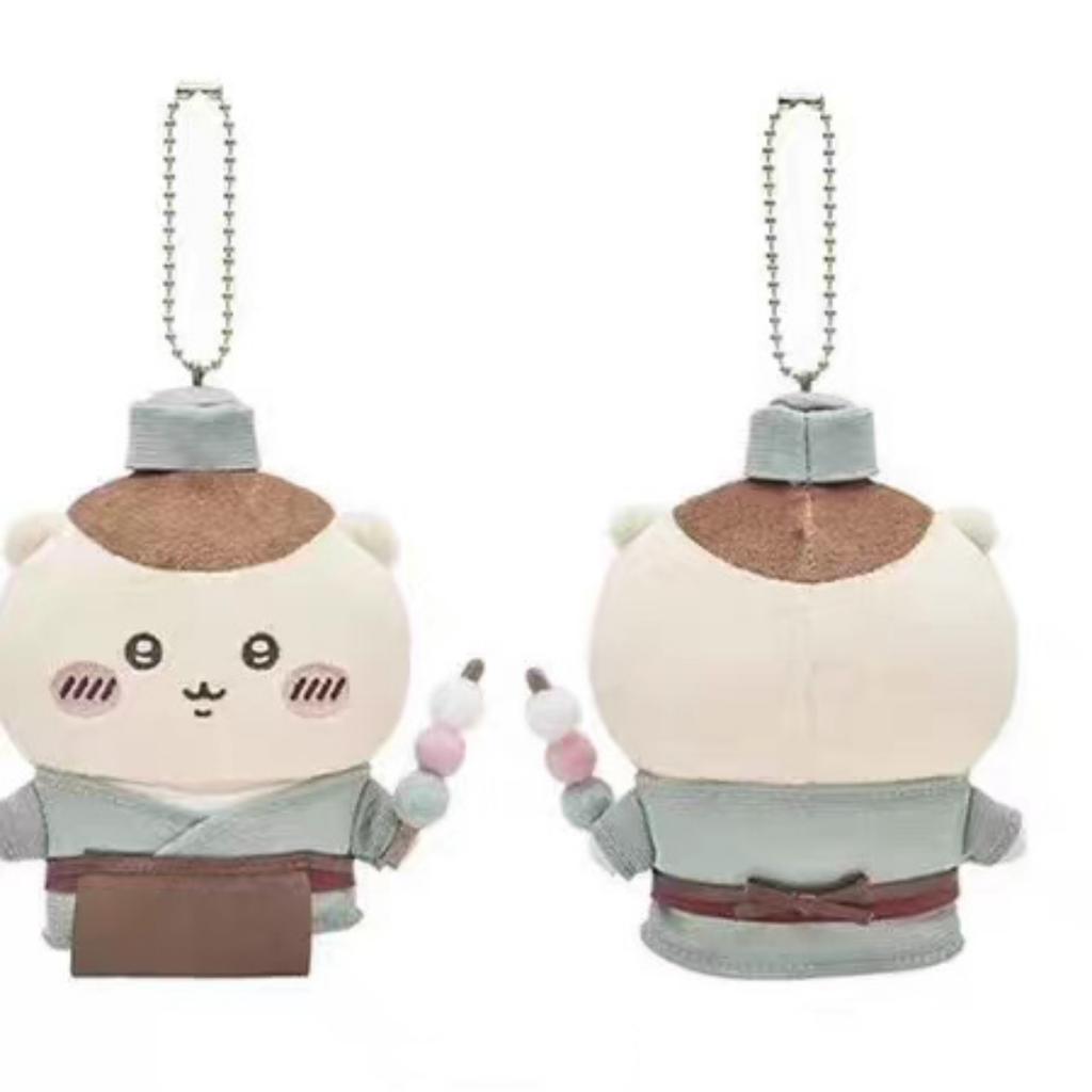 Plush Keychain Soft Cartoon Doll Small Hanging Pendant Stuffed Toy Accessory for Bags Backpacks and Keys with Metal Ball Chain