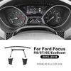 For Ford Focus SE Ecoboost 2012 2013 2014 2015 2016 2017 2018 Real Soft Carbon Fiber Sticker LHD RHD Car Speedmeter Frame