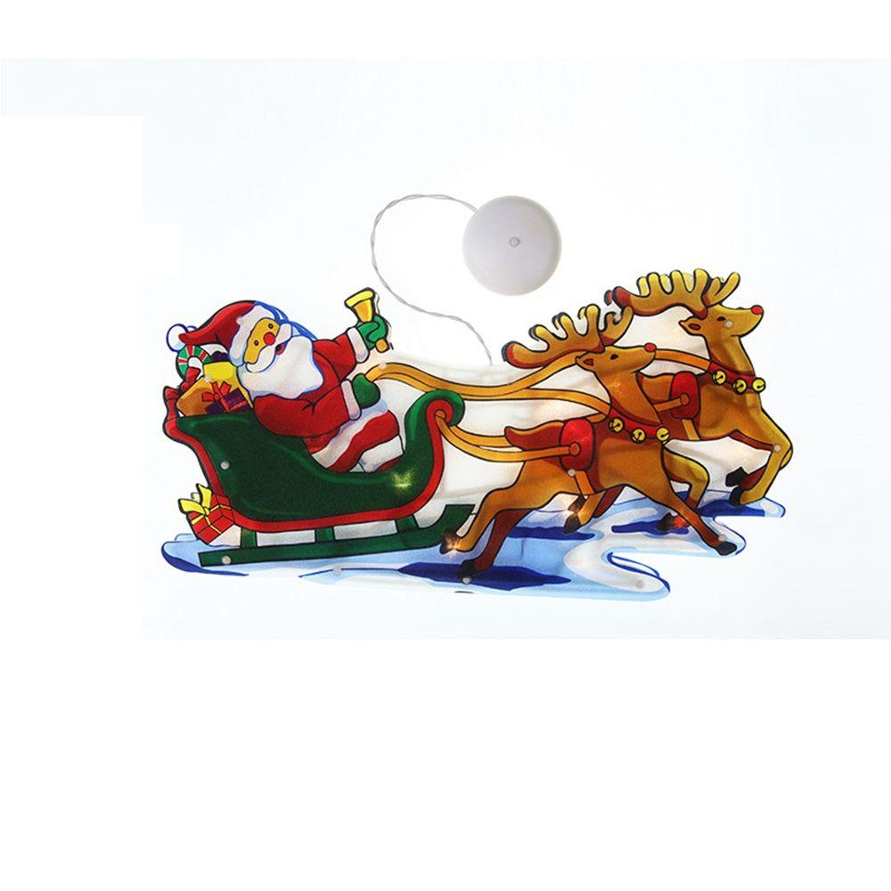 

Claus Window Decor Christmas Decoration Christmas Window Lights Hanging Decoration Santa Lights 6