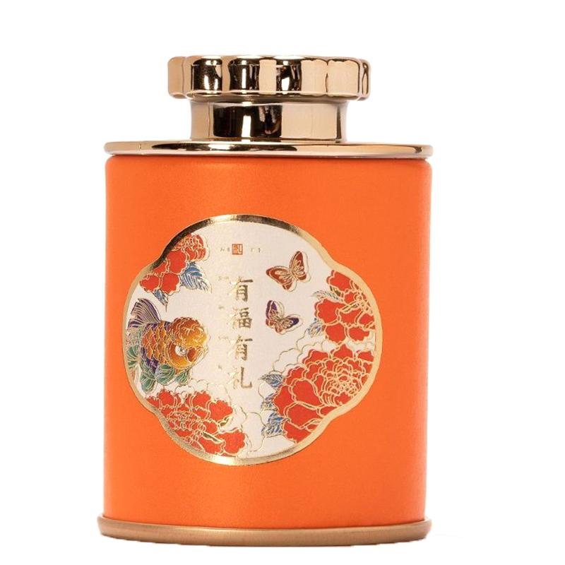 

Мини-черный чай, зеленый чай, герметичный органайзер для кофе с запахом, портативный органайзер для путешествий, герметичная банка для чая, коробки для хранения оранжевый