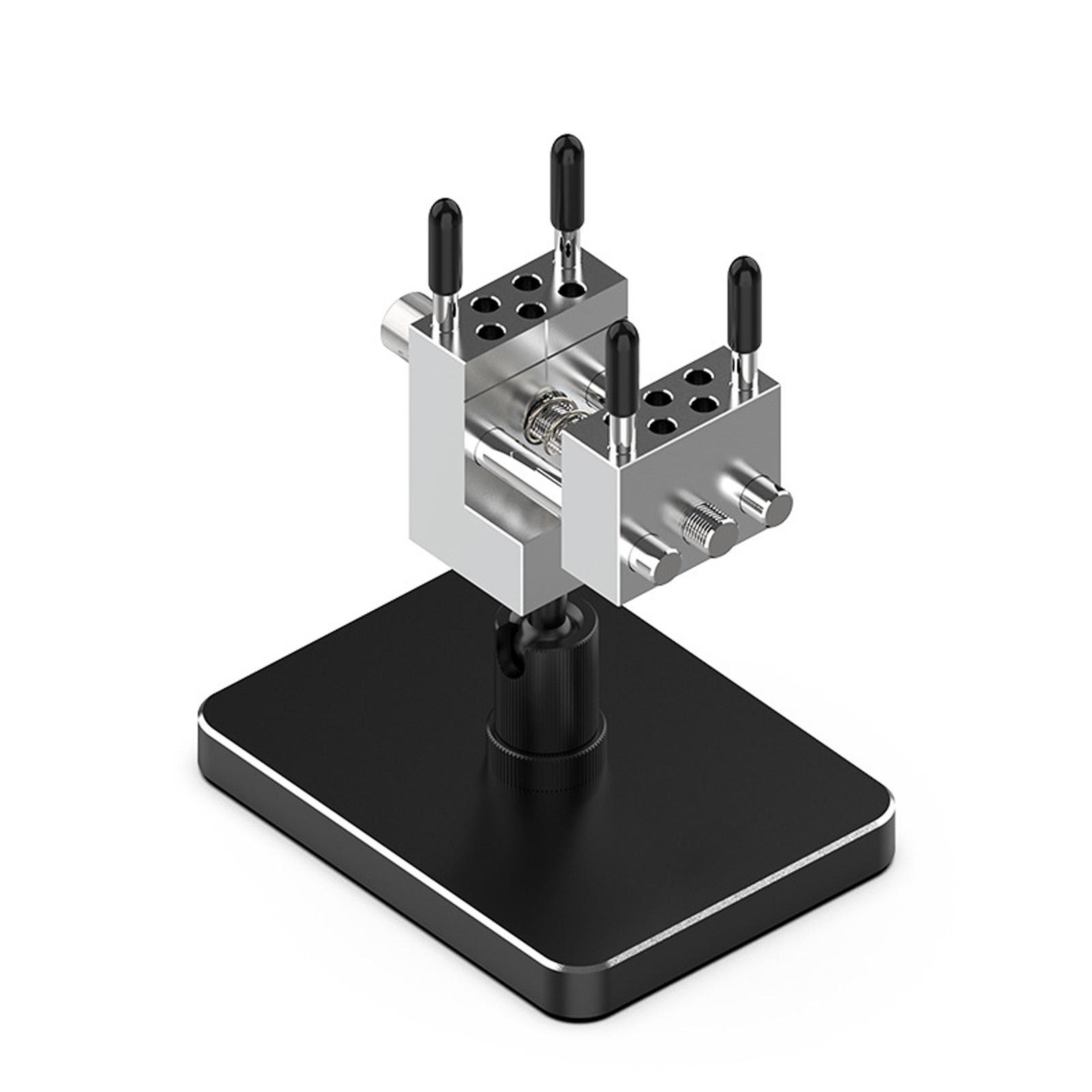 

Professional Grade Desktop Clamping Tool with Aluminum Frame and Vibration Proof Metal Platform for Delicate Components 1