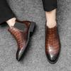 Klassische Retro Herren Slipper Chelsea Boots Steppnähte Vielseitige Rundzehen Freizeitleder Stiefeletten Marken Herren Business Büro Stiefel