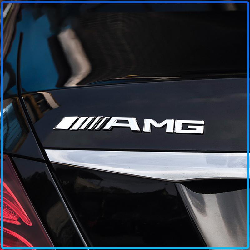 Para Mercedes Benz AMG A B C E G R S CLA CLK C320 C350 C400 E200 S400 V177 W177 W124 W168 W169 1 Pieza Insignia Emblema Decoración de Carrocería de Maletero de Coche Pegatina 3D
