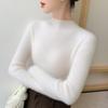 Women's Seamless High-Neck Cashmere Sweater - Autumn/Winter Slim Fit Knitwear