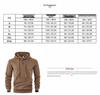 Men's Spring/Autumn Casual Solid Color Loose Pullover Hoodie