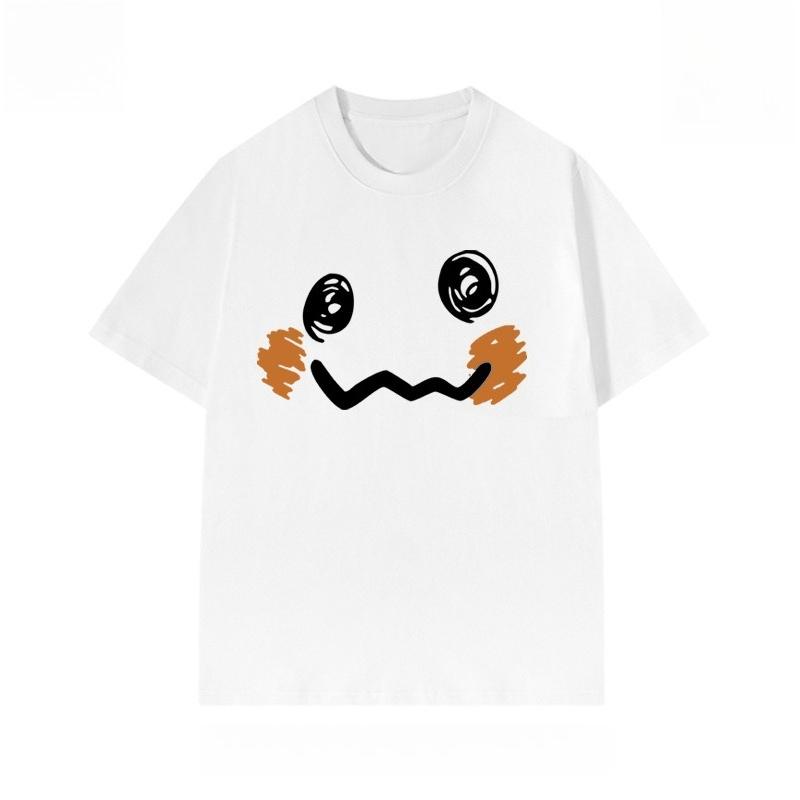 Miniso Pokémon Mimikyu 2025 Summer New Trendy Women Men T-shirt Cartoon Animation Periphery Loose Casual Versatile Top